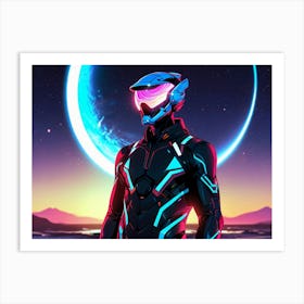 Futuristic Man 1 Art Print