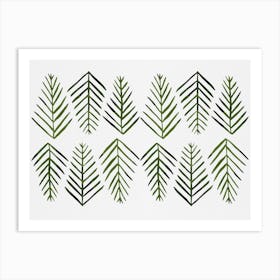 Pine Trees Art Print