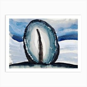 Abstract Blue Tree, Arthur Dove Art Print
