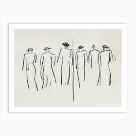 Men At Work Art Print