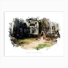 Prasat Krahom, Temples Of Angkor, Cambodia Art Print