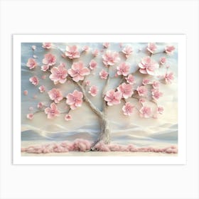 Cherry Blossom Tree 11 Art Print