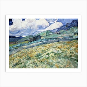 Landscape From Saint Rémy (1889), Vincent Van Gogh Art Print