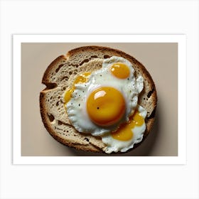 Egg On Toast Art Print