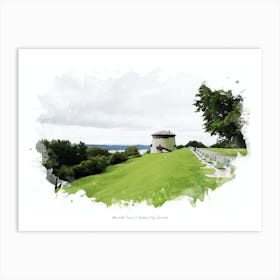 Martello Tower 1, Québec City, Canada Art Print