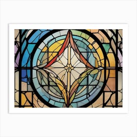 Stained Glass Window Art Print