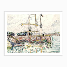 Docks At Saint Malo (1927), Paul Signac Art Print
