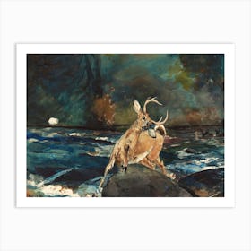 A Good Shot, Adirondacks (1892), Winslow Homer Art Print