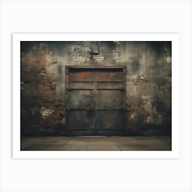 Distressed Brick 2 Art Print