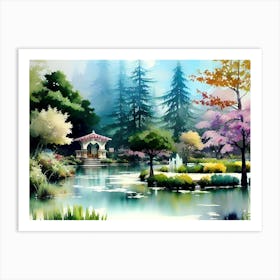 Beautiful Garden 1 Art Print