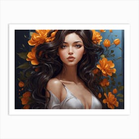 Flower Beauty Art Print