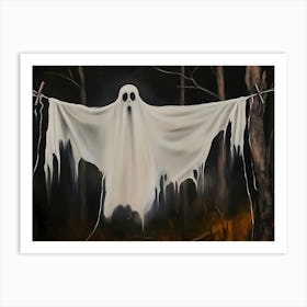 Ghost In The Woods 1 Art Print