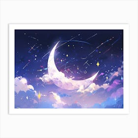 Lunar Lullabies Art Print