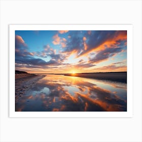 Sunset Shore 8 Art Print