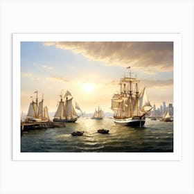 New York Harbor Art Print