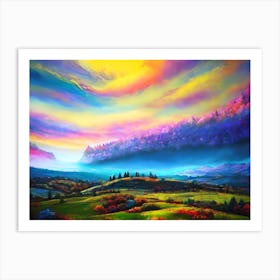 Landscape Painting 43 Art Print