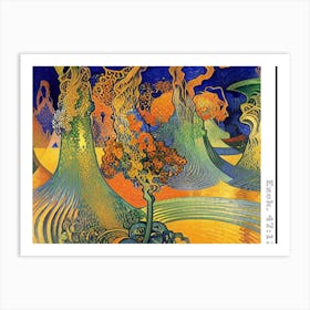 Ezekiel Forest #3 (Jungle Pool) Art Print