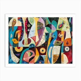 Abstract Painting 996 Art Print