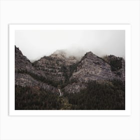 Evergreen Mountains Art Print