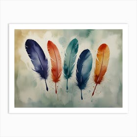 Feathers 1 Art Print