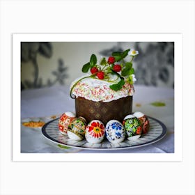 Easter Cake 3 Art Print