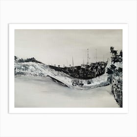 Boat In The Water Art Print