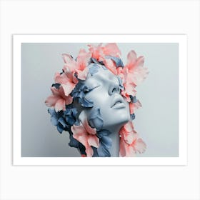 Flower Head Art Print