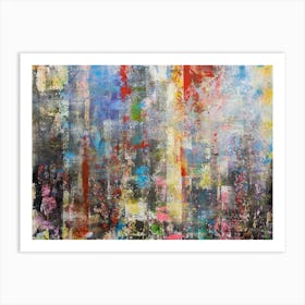 Colors Of Big City Art Print