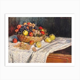Apples And Grapes (1879–1880), Claude Monet Art Print