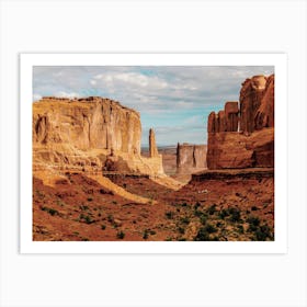 Red Rock Desert Art Print