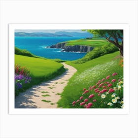 Path To The Sea Art Print