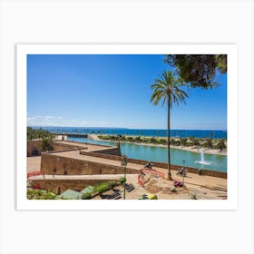 View From The Cathedral In Mallorca Art Print