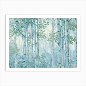 Birch Forest 8 Art Print