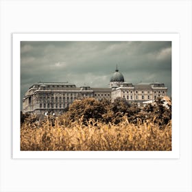 Buda Castle Horror Style Art Print