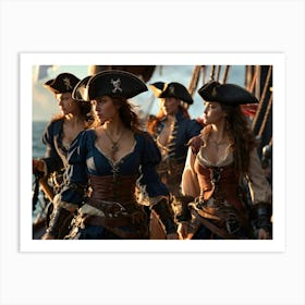 Pirate women 3 Art Print