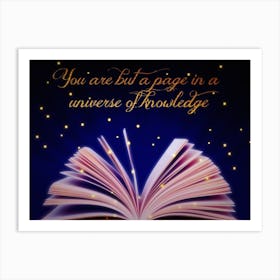 Uni-versal Knowledge Art Print