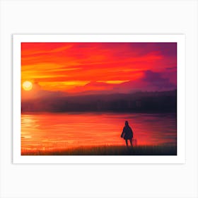 4x Sunsetby Alena Aenami (4) Art Print