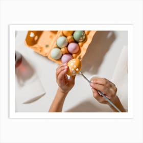 Easter Egg Painting 22 Art Print