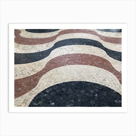 Mosaic Floor Alicante Art Print