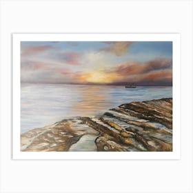 Rocky shores Art Print