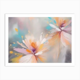 Abstract Flowers 8  Art Print