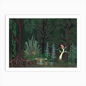 Deep In The Forest Art Print