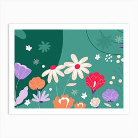 Floral Garden Art Print