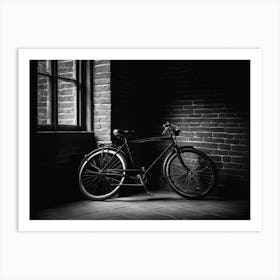 Bicycle In A Window Art Print