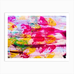 Splatter Painting Art Print