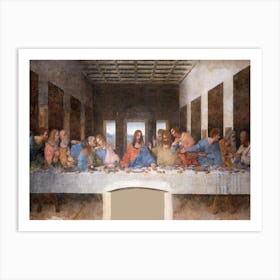 The Last Supper, Leonardo Da Vinci Dining Room Art Print