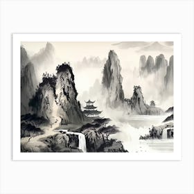 Chinese Landscape 2 Art Print