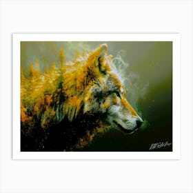 Red Wolf - Wolf Qualities Art Print