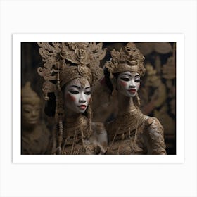 Ancient women Art Print