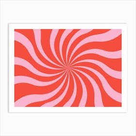 Psychedelic Swirl 4 Art Print